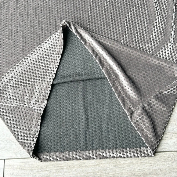 Zara Soft Smooth Velvet Zic Zac Textured Dolman Sleeve Tunics - Picture 11 of 11